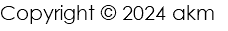 Copyright © 2023 akm